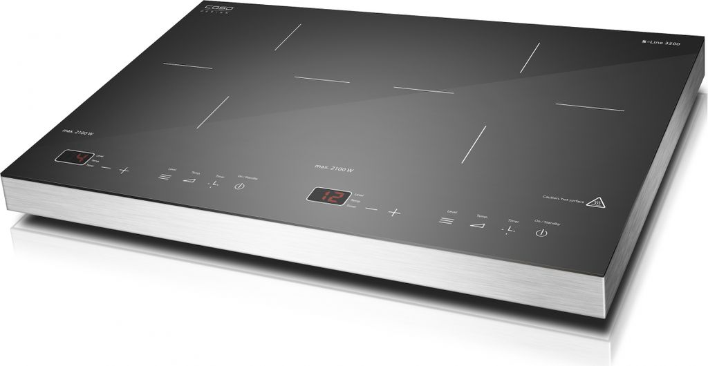 Caso Design S-Line 3500 Mobiles Doppelinduktionskochfeld Produktbild 