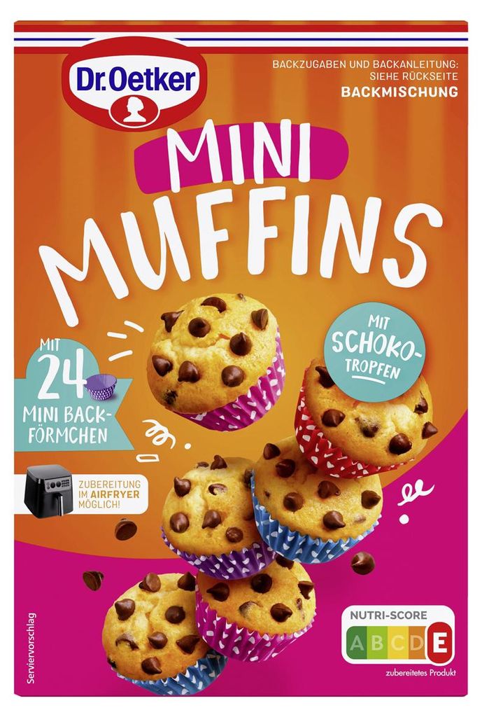 Dr Oetker - Miscela da forno per mini muffin - 270g Immagine del prodotto 