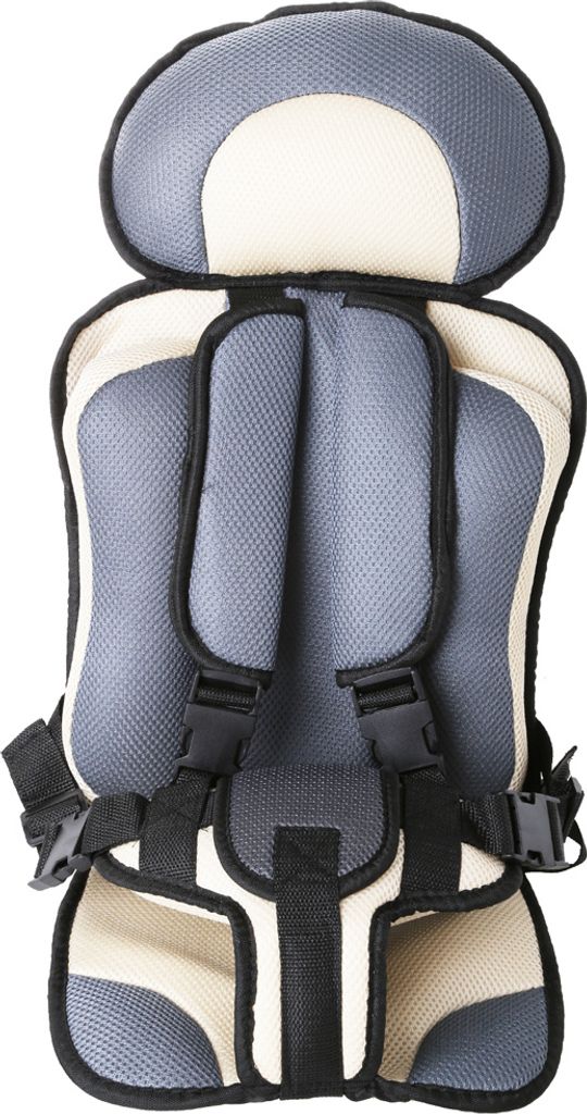 Tragbare Baby Sicherheit Seat Kissen Pad Verdickung Schwamm Kinder Auto Sitze für Infant Jungen Mädchen grau
