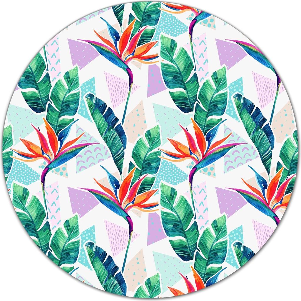 Glas-Herdabdeckplatte Glaskeramikkochfeld-Abdeckung Schneideplatten - 40 cm - Abstraktes Aquarell