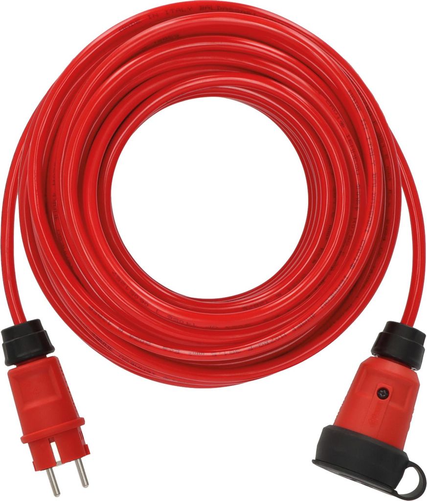 Brennenstuhl Professional Verlängerungskabel VQ 2100 IP44, 25m rot H07BQ-F 3G1,5