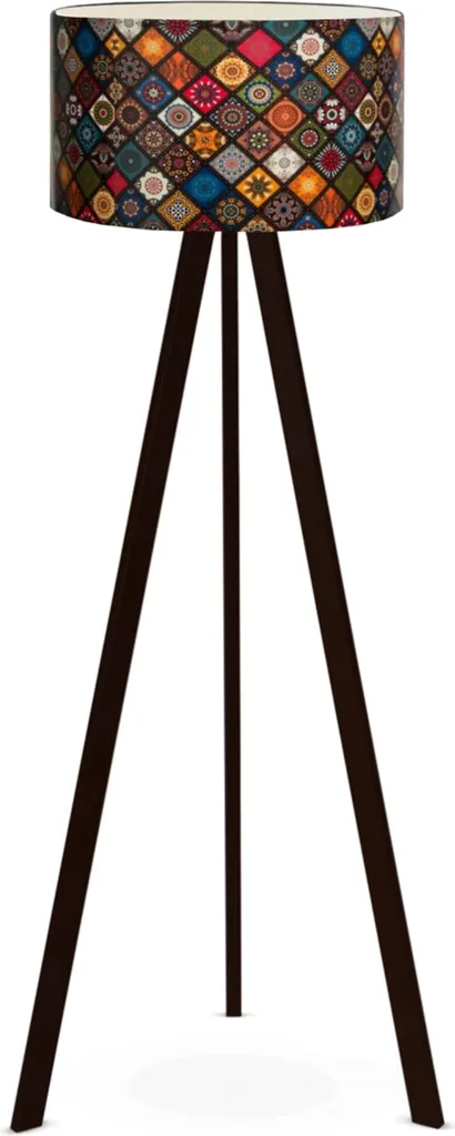 Lampadaire de Salon Multicolore Newport E27 : Éclairage sur Pied Chic - 2