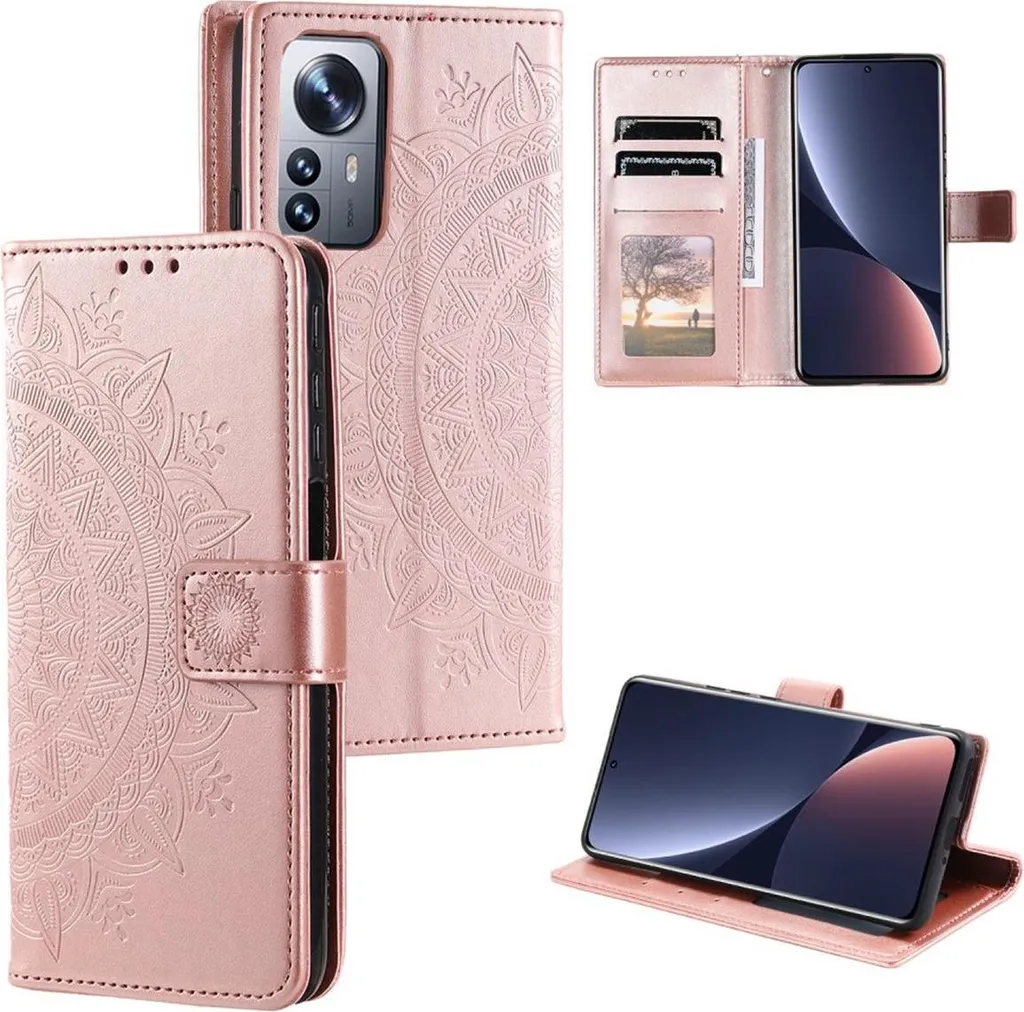 Custodia per Xiaomi 12 Pro Custodia per telefono cellulare Flip Case Cover Custodia per telefono cellulare Mandala