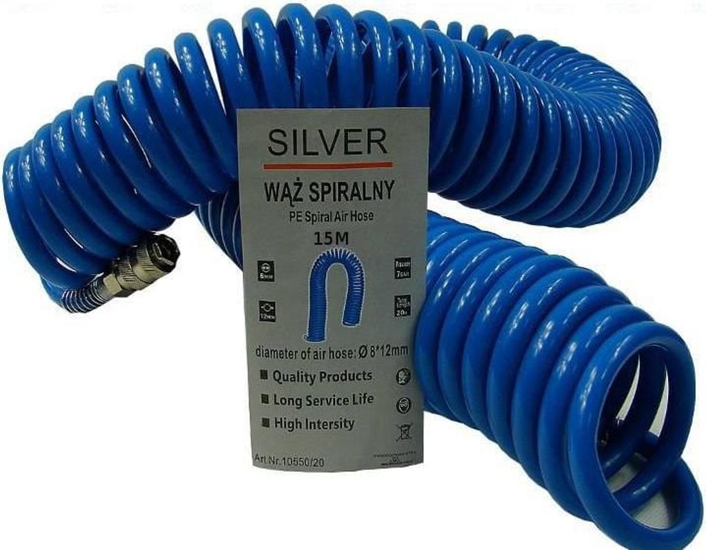 BLAUER PNEUMATIKSCHLAUCH 5 x 8 mm 15 m