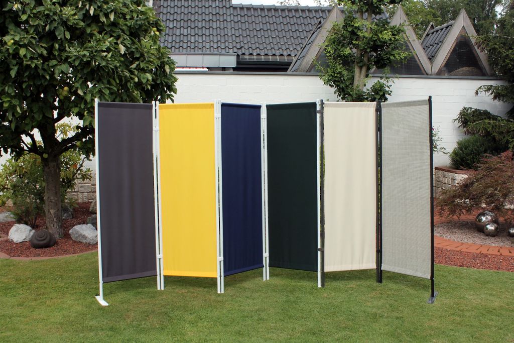 LECO Paravent 3tlg. Stellwand, Anthrazit