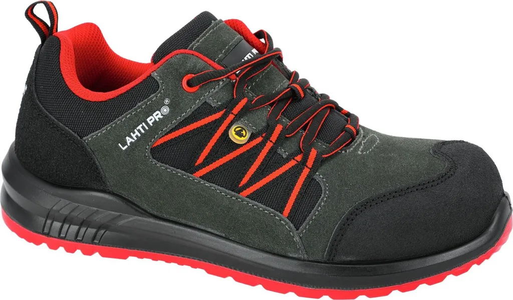Chaussures Travail Antidérapantes ESD S1 en Cuir Daim et Oxford 39