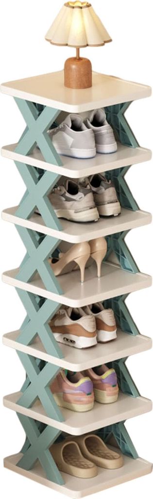 Klappbarer Schuhregal-Aufbewahrungsorganisator Starke Tragfähigkeit Einfache Installation Zusammenklappbares mehrschichtiges Schuhregal