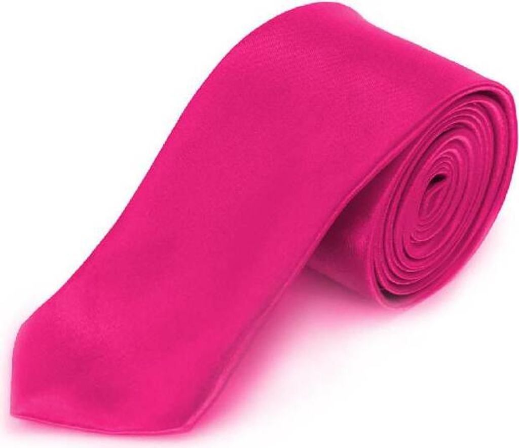 Oblique Unique Krawatte Schlips schmal Binder Style - pink Produktbild 