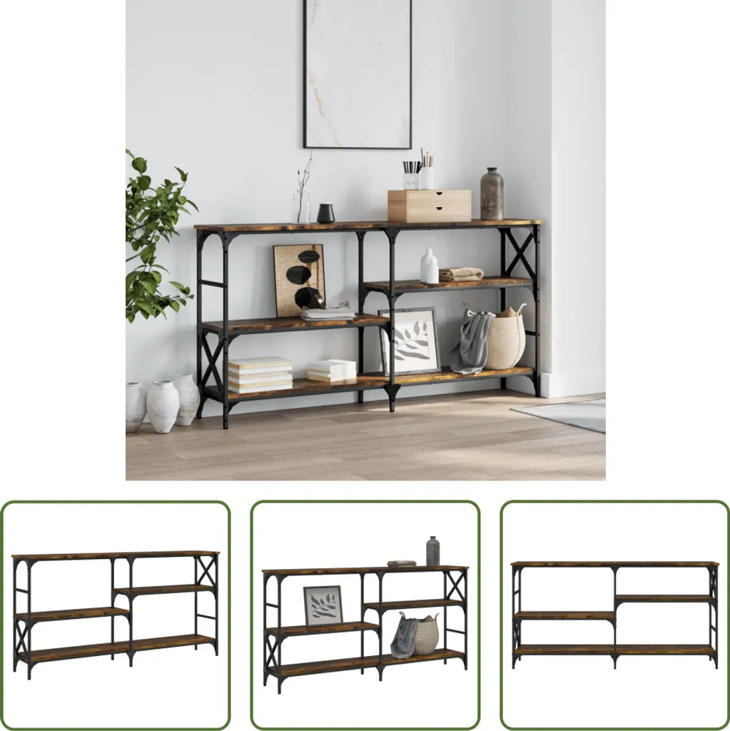 Tavolo Consolle Rovere Fumé | Arredo Chic per Ingressi Moderni