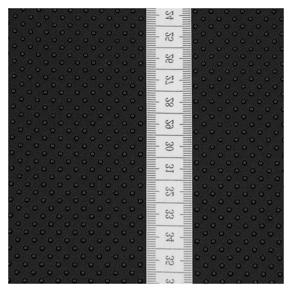 Anti-Rutsch-Stoff mit Noppen - Meterware, Farbe Schwarz - zum Nähen von Wohnaccessoires und mehr