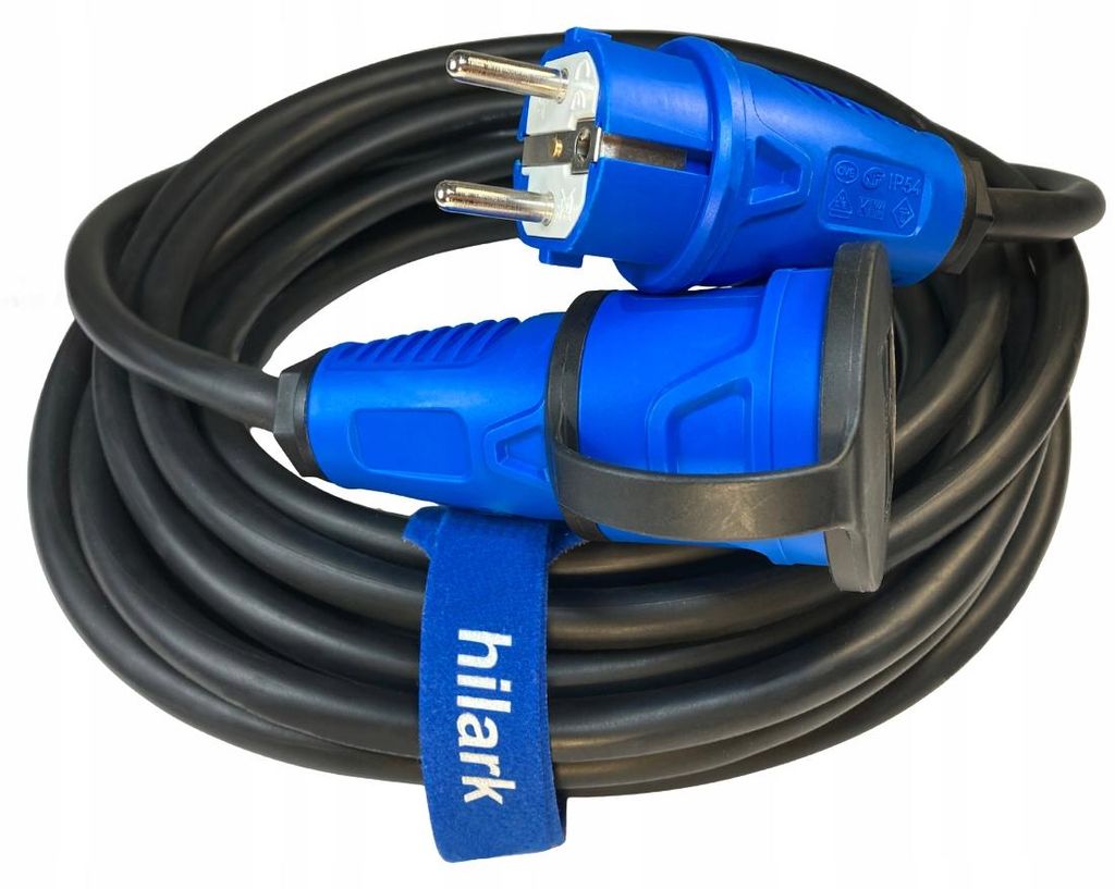 Rallonge H07RN-F 3x2,5mm² 20m bleue Image du produit 