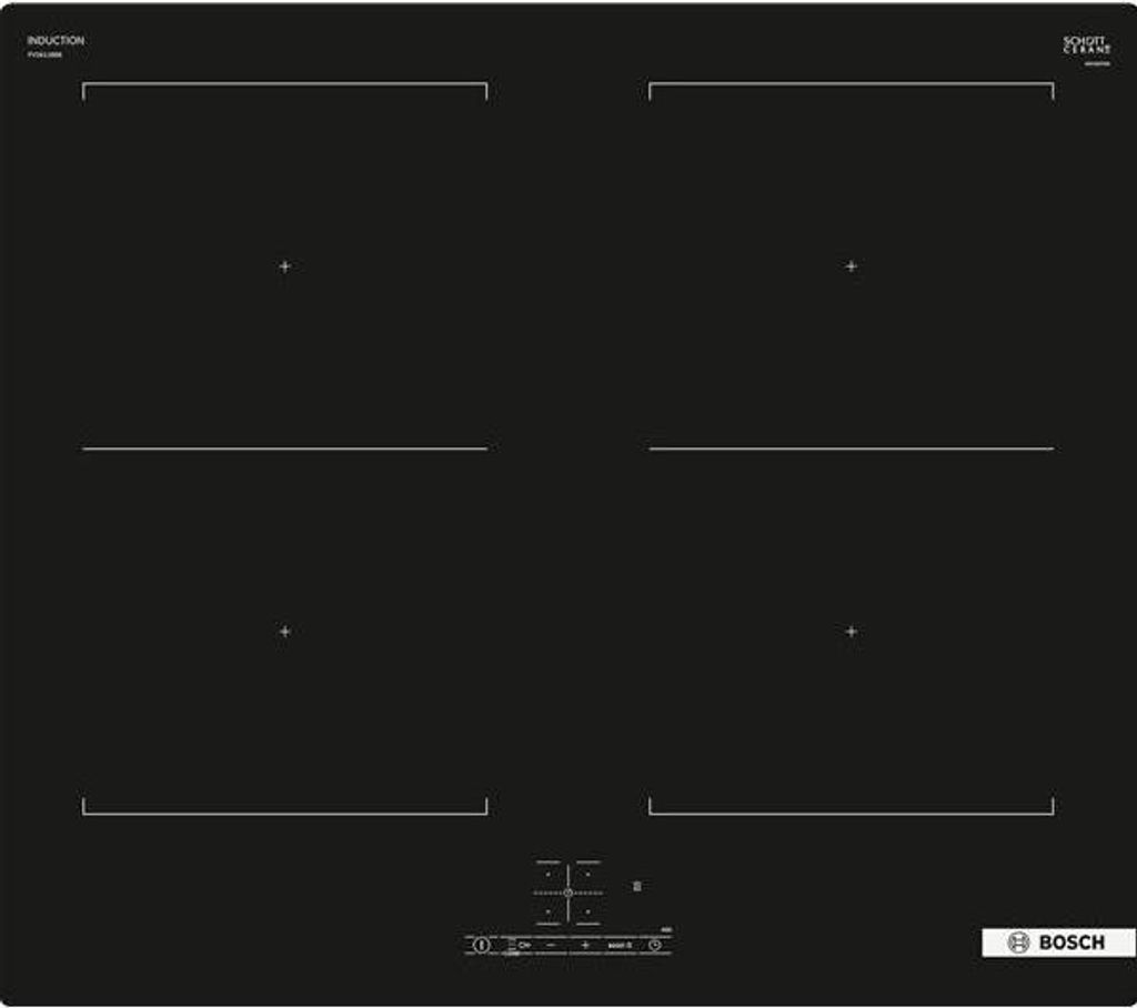 Bosch Serie 4 PVQ611BB6E hob Black Built-in 60 cm Zone Produktbild 