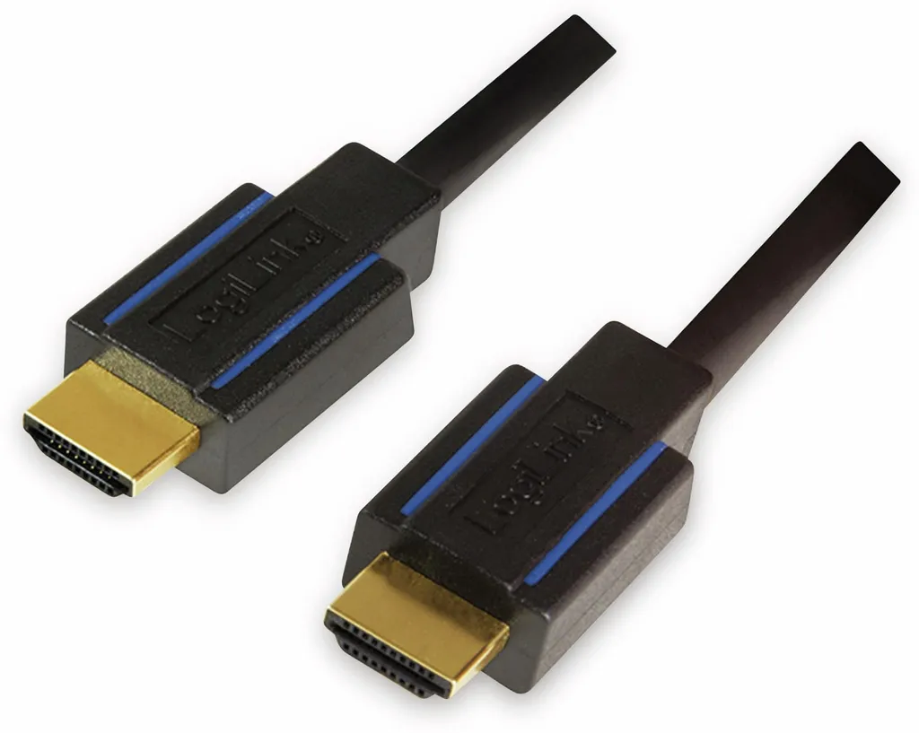 Cavo HDMI 3m LogiLink High Speed con Ethernet - Nero 4K 19-Pin