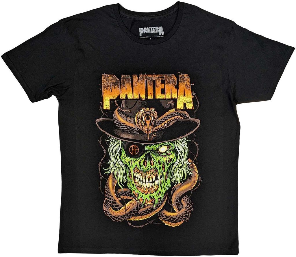 Pantera - T-Shirt für Herren/Damen Uni RO8749 (XXL) (Schwarz)