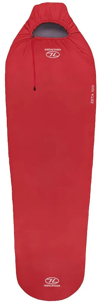 Highlander Sac de couchage momie Zeta 100 Scarlet Red 10°C léger