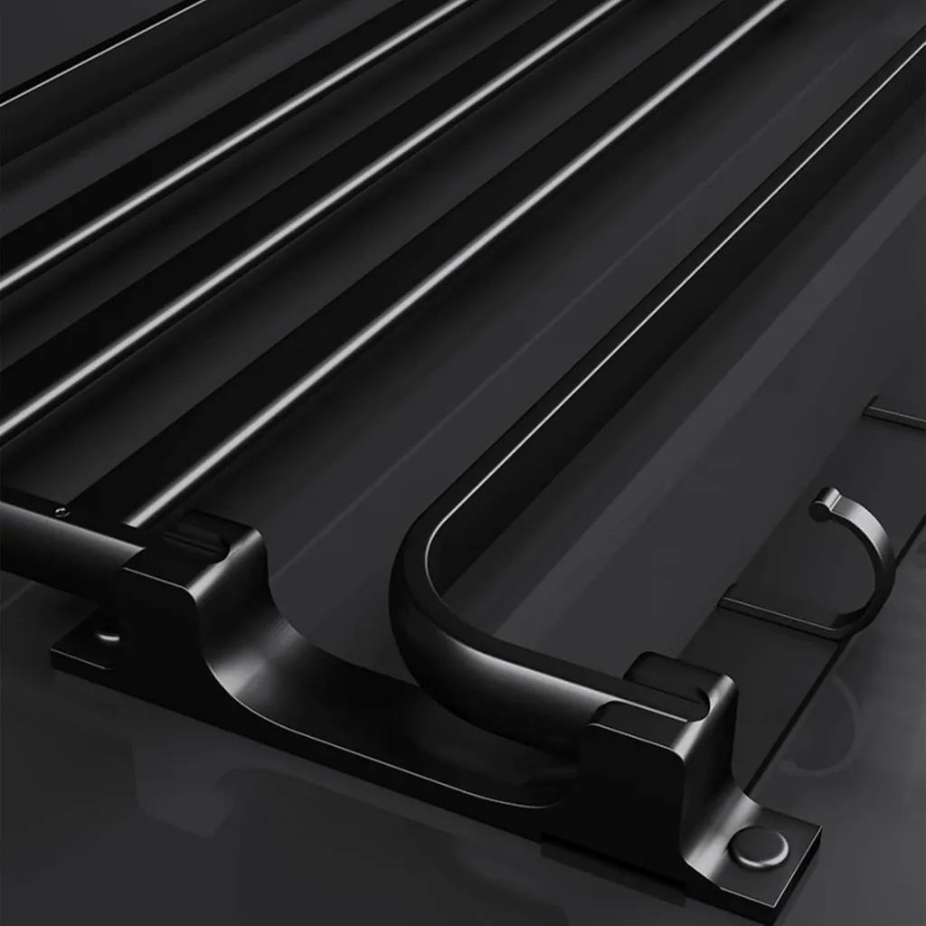 Set Di 5 Ganci Portasciugamani In Acciaio Inox Resistente Allacqua Per Porte Doccia Bagno Porte In Vetro Senza Telaio 21 Cm Per Appendere Asciugamani Nero Opaco 95238387