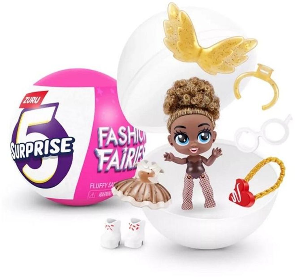 Zuru 5 Surprise Fashion Fairies Überraschungsball 10cm Mini Pop + Zubehör