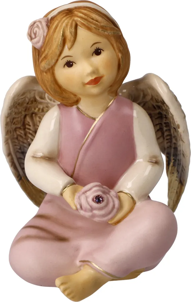 Idée Cadeau Ange Gardien Goebel Gloria - Symbole d'Amour en Grès Mat