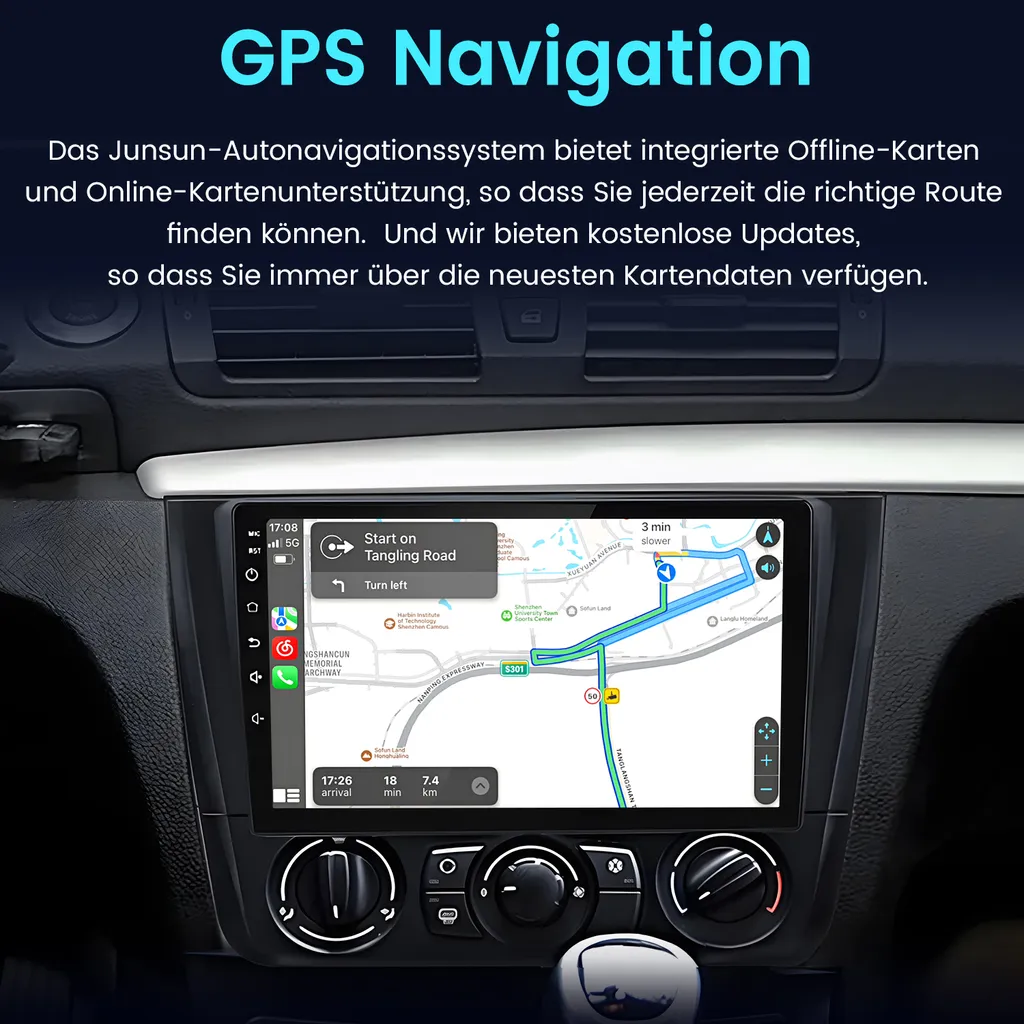 Infotainment Android BMW Serie 1 E81 E82 E87 E88 4G 64GB CarPlay IPS - 9