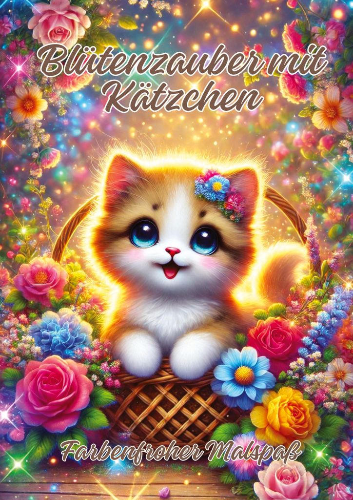 Blütenzauber mit Kätzchen