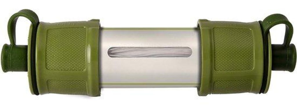Kleine portable Wasserfilter-Set für Notfall und Überleben - Wasserreinigungssystem - Selbstreinigende Wasserfilterpatronen - Mini Wasserfilter m...