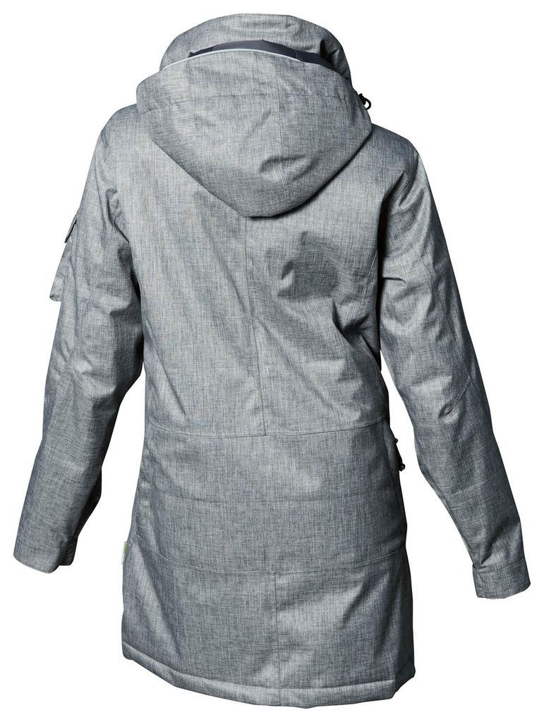 Owney Arctic Winterjacke Damen Grau XS wetterfest Hundehalter Winter Wanderjacke atmugsaktiv Parka mit vielen Taschen