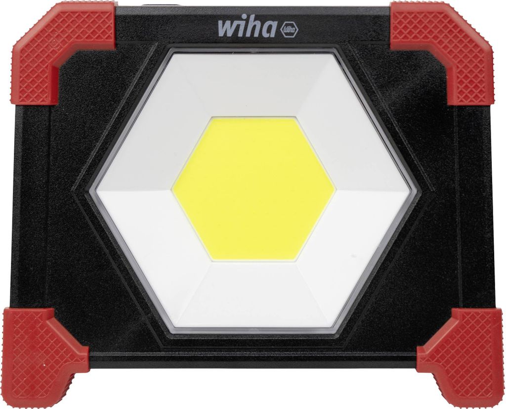 Faretto da cantiere ricaricabile Wiha 30 watt nero/rosso Immagine del prodotto 