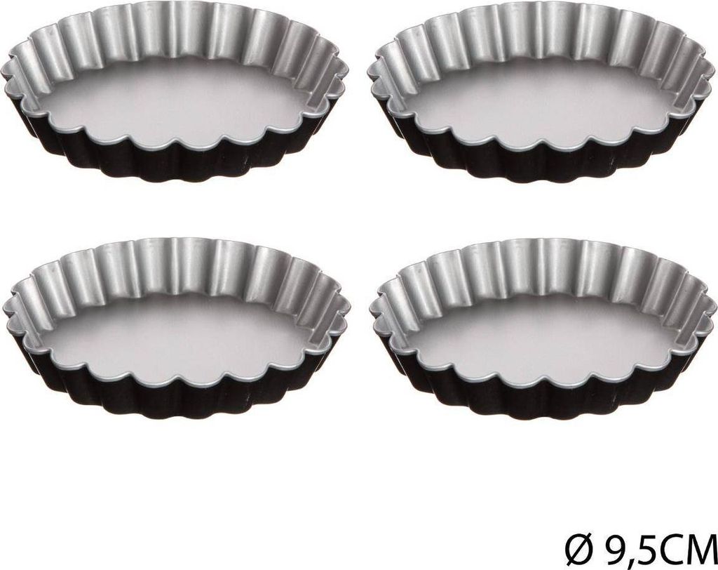 4 tarteletteformen "signature" 12cm aus metall - 5 five simply smart