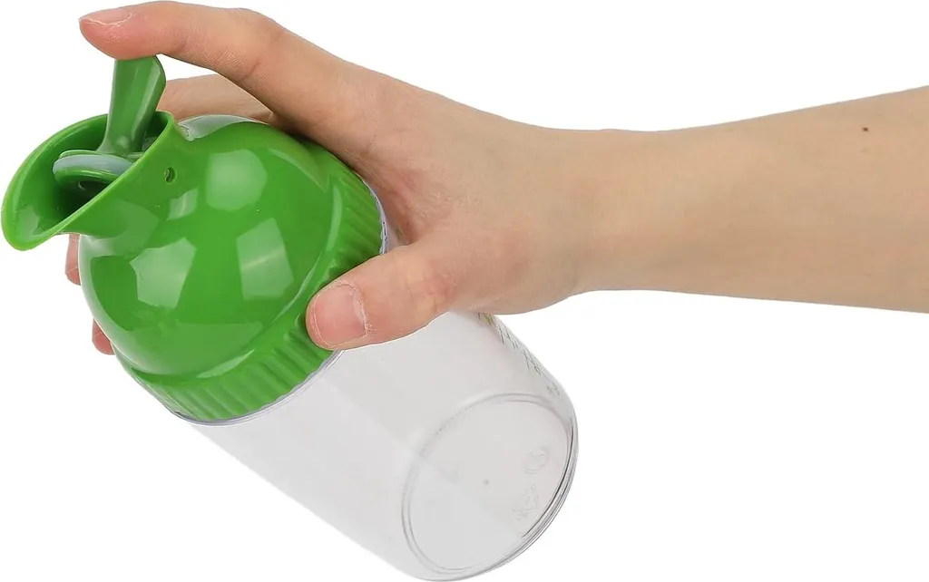 Bouteille doseuse de 200ml pour sauce et vinaigrette étanche verte