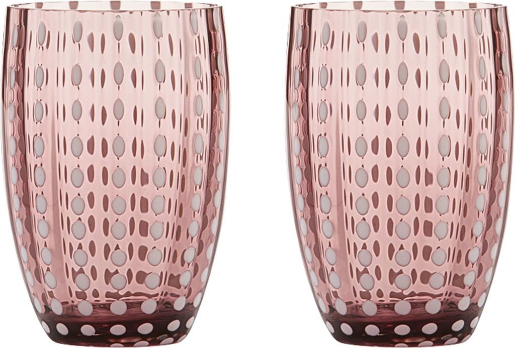 Zafferano Perle Verre Améthyste - Verre Soufflé Bouche Image du produit 