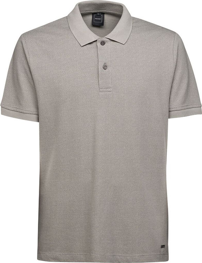 Geox Piquet Printe Kurzarm-poloshirt Grau 2XL Mann Grau 2XL