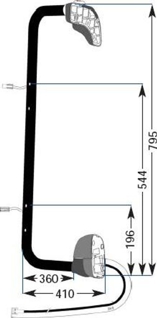 Außenspiegel - Halter MEKRA 585752200H