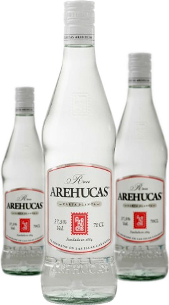 3 x Arehucas Rum Carta Blanca Produktbild 