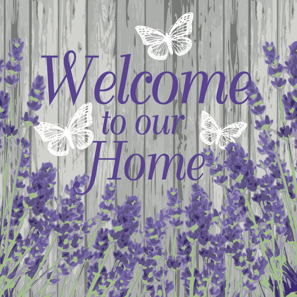 PAPSTAR Servietten 3-lagig, 33x33 cm, "Welcome", ideal für Feiern | Folie (20 Stück)