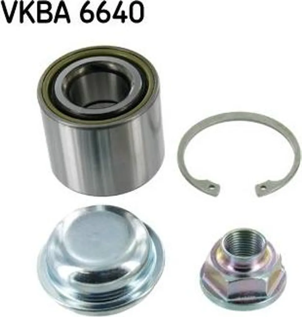 Supprimer Bruit Roulement Agila A avec le Kit SKF VKBA6640 OE 4706538