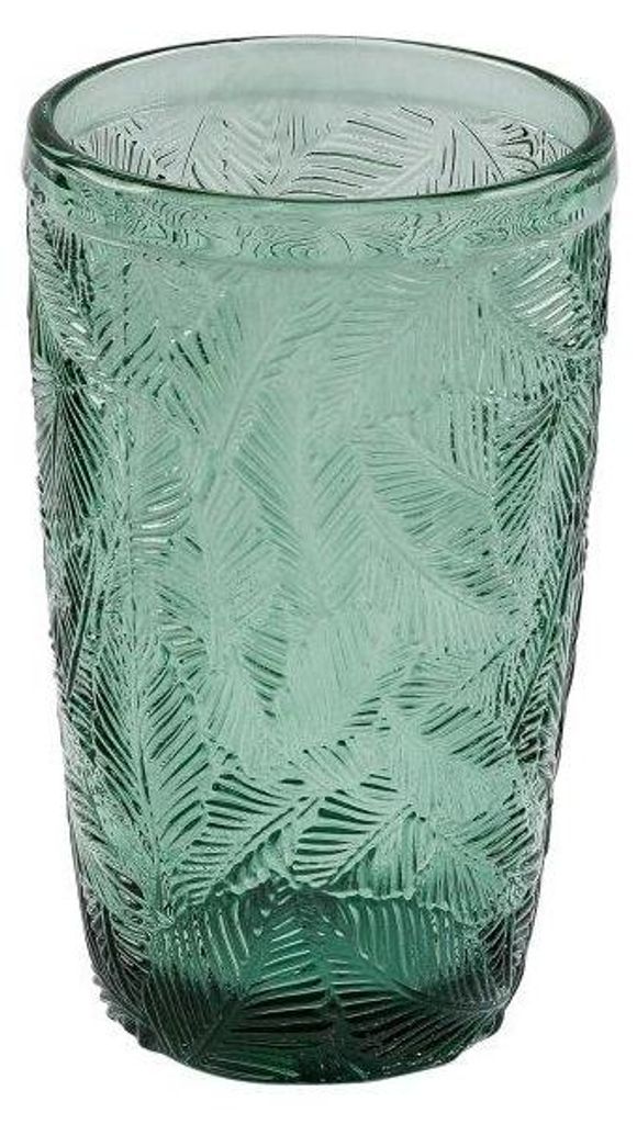 6x Trinkglas Ray, ca. 380 ml, grün