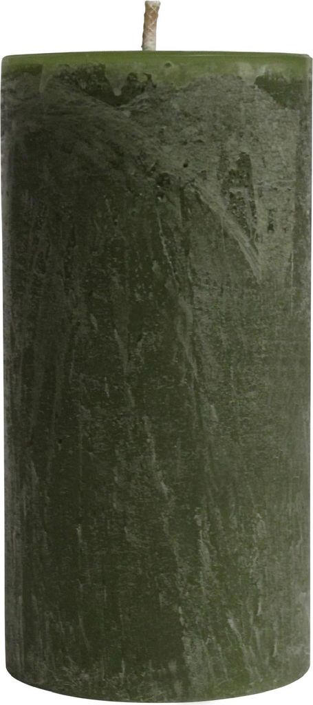PTMD – Rustikale Outdoor-Kerze – Grün – 15 x 15 x 30 cm Produktbild 