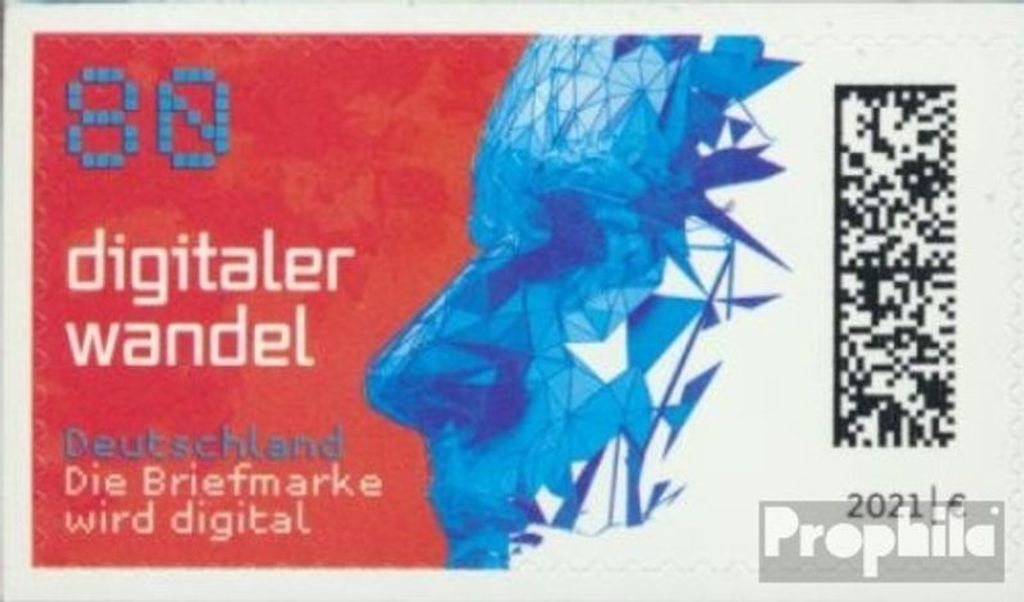 Briefmarken BRD (BR.Deutschland) 2021 Mi 3592A (kompl.Ausg.) selbstklebende Ausgabe postfrisch Digitaler Wandel