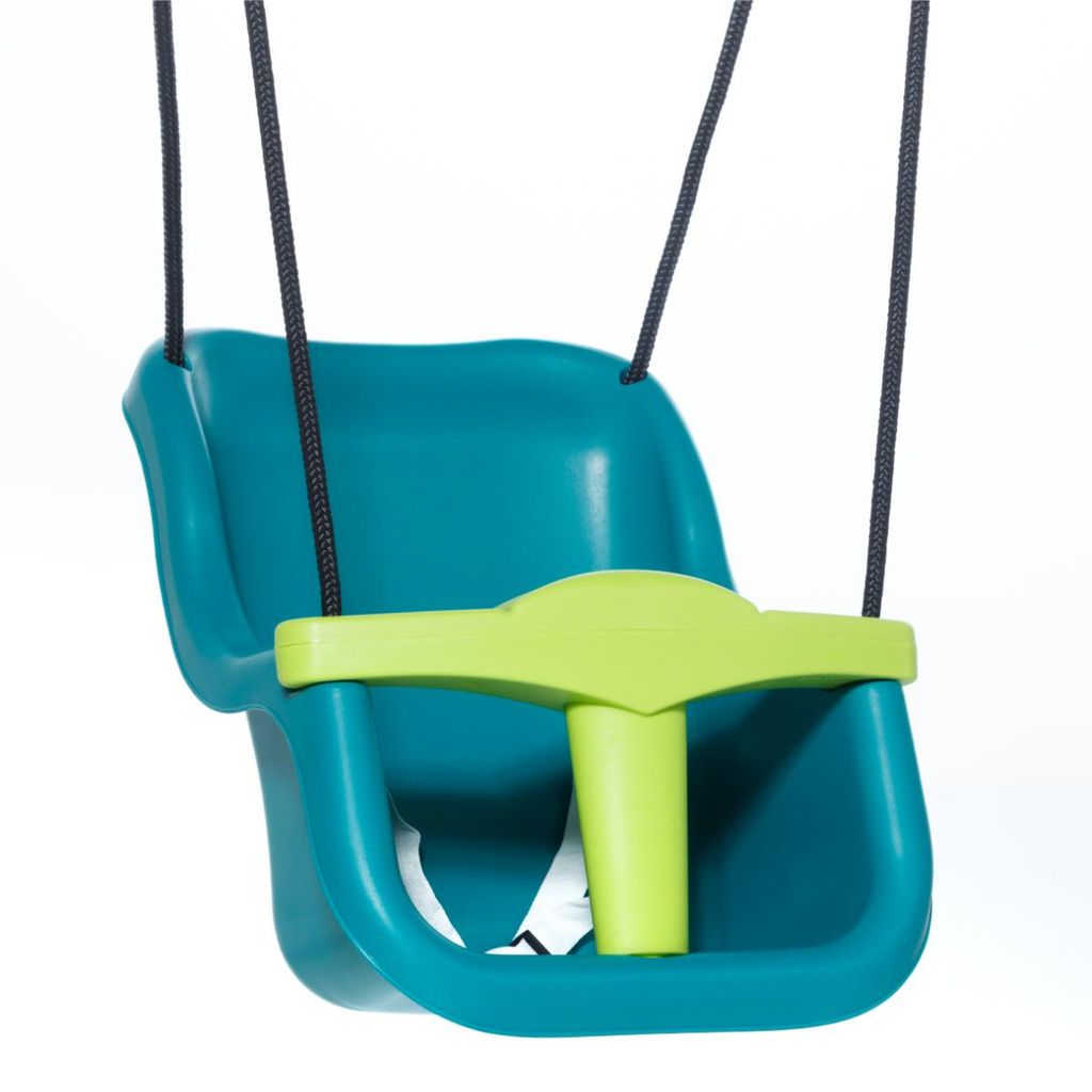 TRIBECCO Babyschaukel Kinderschaukel – sicherer Schaukelsitz mit Gurten für Babys und Kleinkinder 9–36 Monate– einfache Montag -bis 50 kg (T...