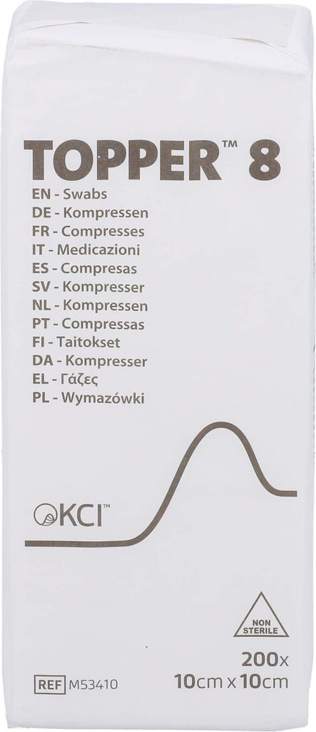 TOPPER 8 Kompr.10x10 cm unsteril