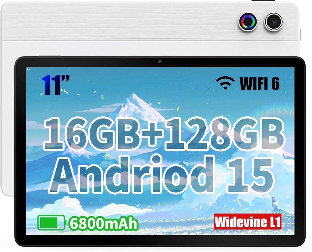 Tablet 11 Zoll, Octa-Core, 16 GB RAM + 128 GB ROM, 6800 Produktbild 