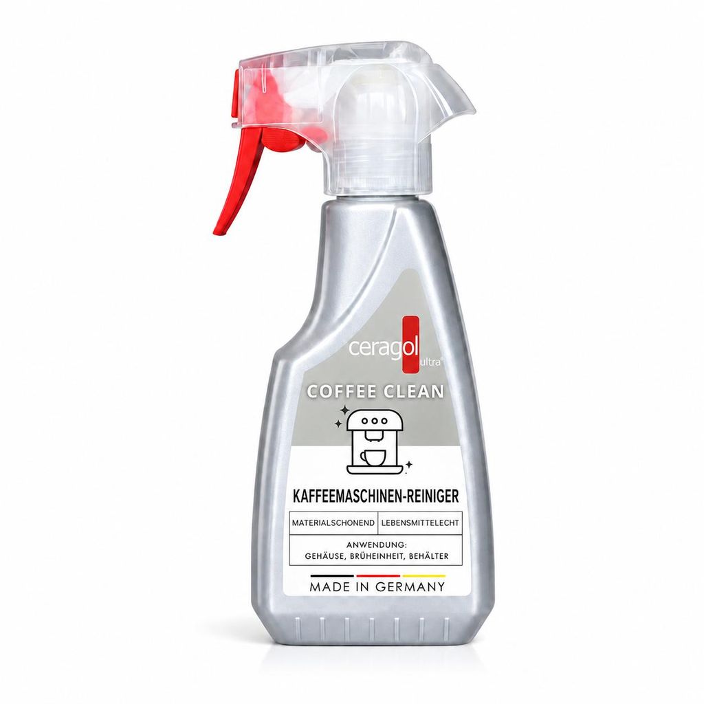 ceragol Coffee Clean Kaffeefettlöser Spray, 250ml - Produktbild  KI-generiertes Bild