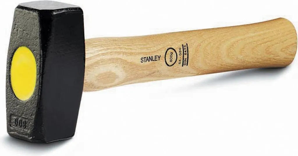 Stanley Fäustel 1000g DIN 6475 - Mazzetta Professionale Manico Legno