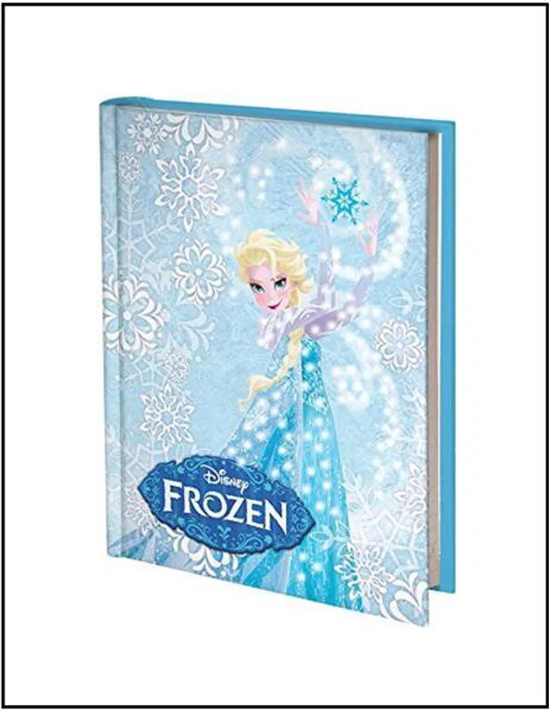 Journal Intime Frozen avec Couverture Lumineuse et Design Disney Elsa