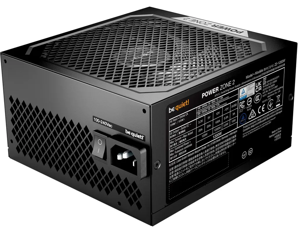 Be Quiet ! Power Zone 2 1200W Silence Absolu et Haute Performance PC DIY