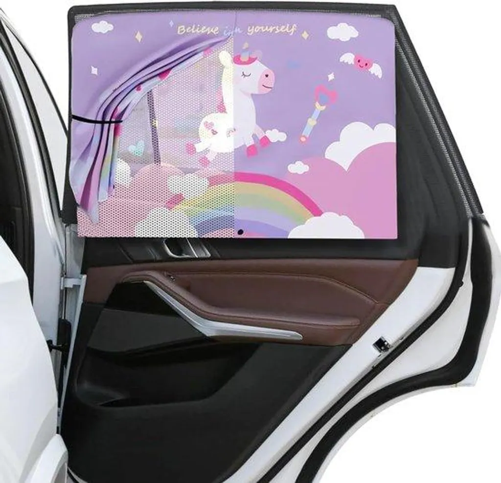Pare-soleil magnétique anti-UV double face pour enfants 68x50cm