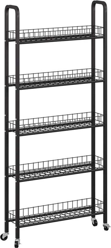 Mobilní podstavec Vicco Rolivo Černá 58 x 15 cm s 5 Obrázek produktu 