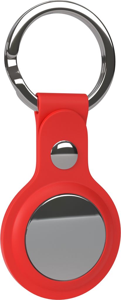 EAZY CASE Silikon Schutzhülle Anhänger kompatibel mit AirTag, Hülle mit kurzer Schlaufe zur Aufbewahrung von AirTags mit Schlüsselanhänger, Kr...