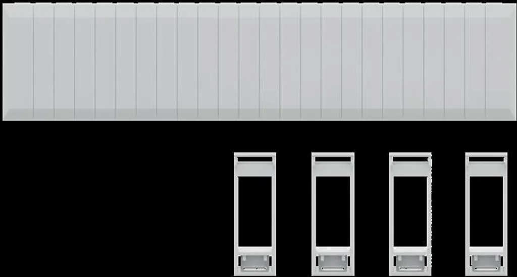 Bande ZA235 pour obturer proprement votre tableau électrique - 12 modules