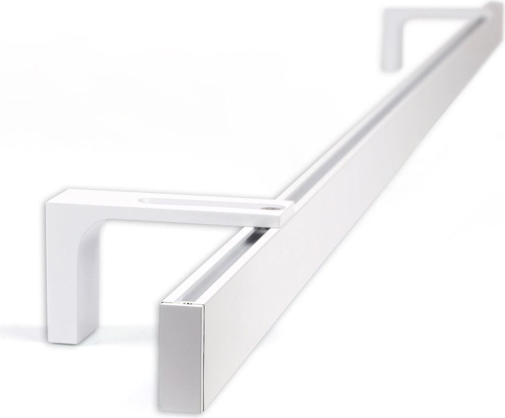 Binario per tende, su misura, bianco a 1 tenda - Serie Loft Immagine del prodotto 
